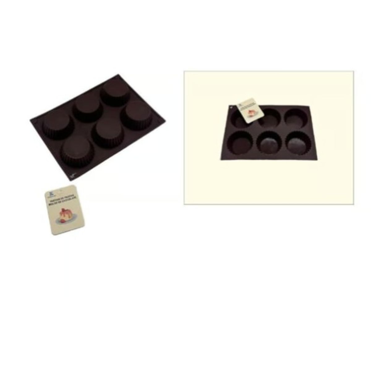 GENERICO - Molde De Silicona 6 Diviones