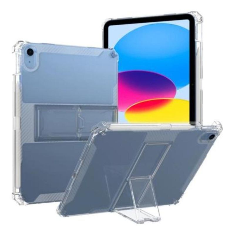 GENERICO - Carcasa Transparente con Soporte para iPad 10.2 y Estilo