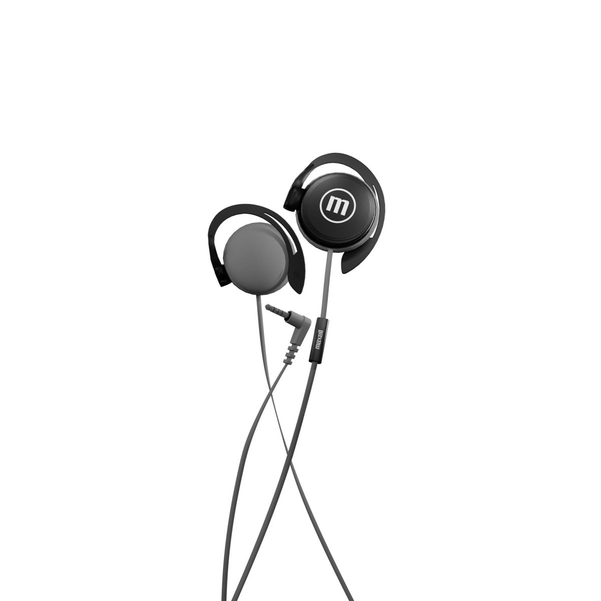 MAXELL - Audífonos Maxell De Gancho EC-155 Con Microfono Negro