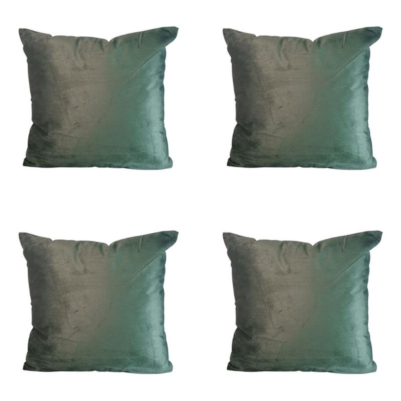 GENERICO - Cojines Decorativos de Terciopelo Sintético Pack de 4 unidades