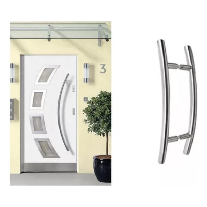 GENERICO - Manija de Acero Inoxidable 100 cm para Puertas Modernas