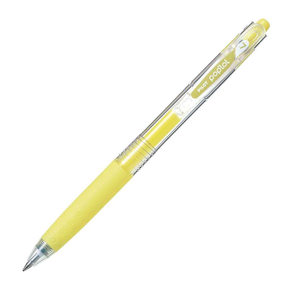 PILOT - Lápiz Gel Pop´lol Amarillo Pastel 0.7 mm. 12 Ud