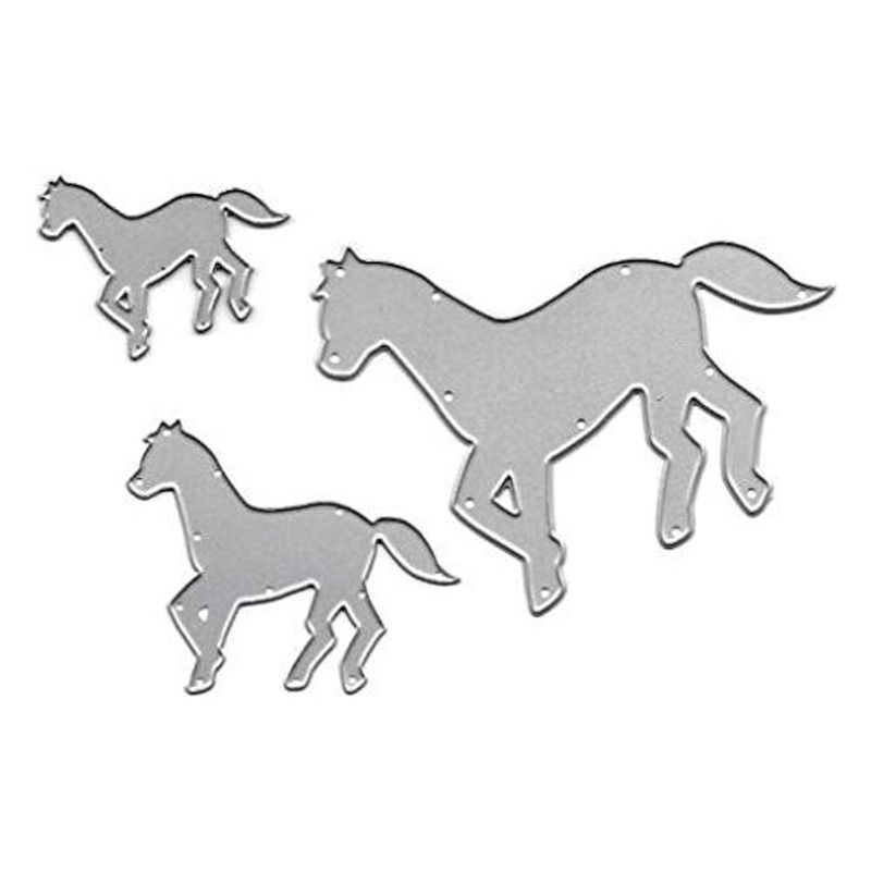 GENERICO - Troquel de Metal para Manualidades - Diseño de Caballo