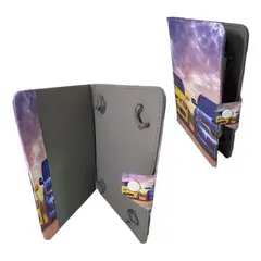 GENERICO - Funda Universal de Cuerina para Tablet de 8 Pulgadas
