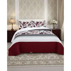 GENERICO - COBERTOR COLCHA QUILT SHERPA KING MEDIDA 250X270 CM