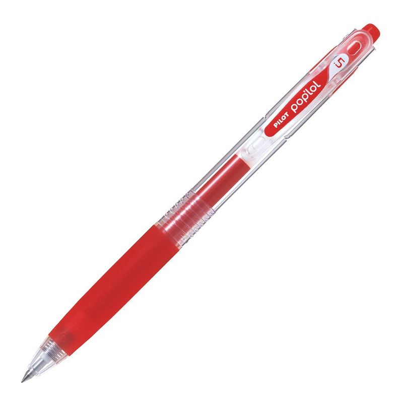 PILOT - Lápiz Gel Pop´lol Rojo 0.5 mm. 12 Ud