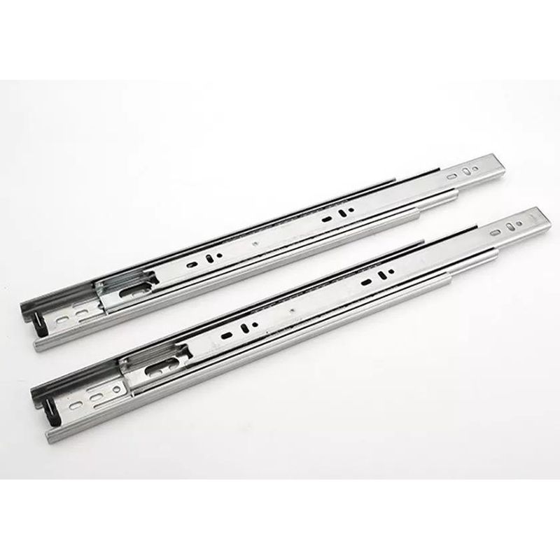 GENERICO - Corredera Telescópica de Metal 400mm para Muebles y Cajones