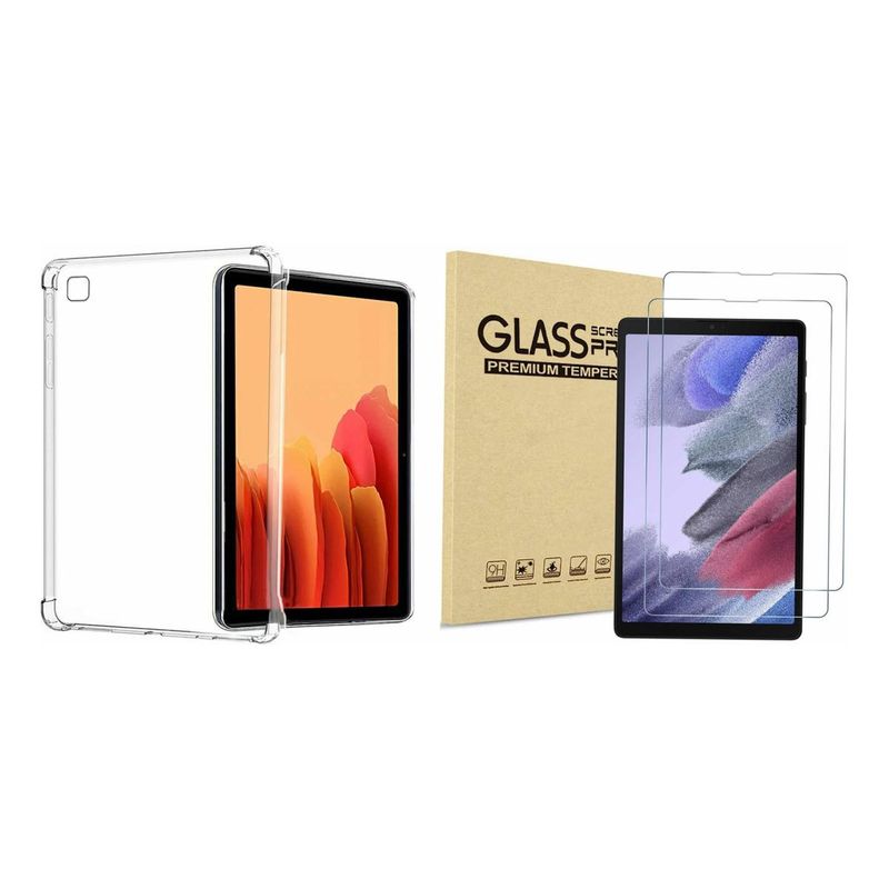 GENERICO - Carcasa Transparente y Láminas para Protección de Tablet 8.7"