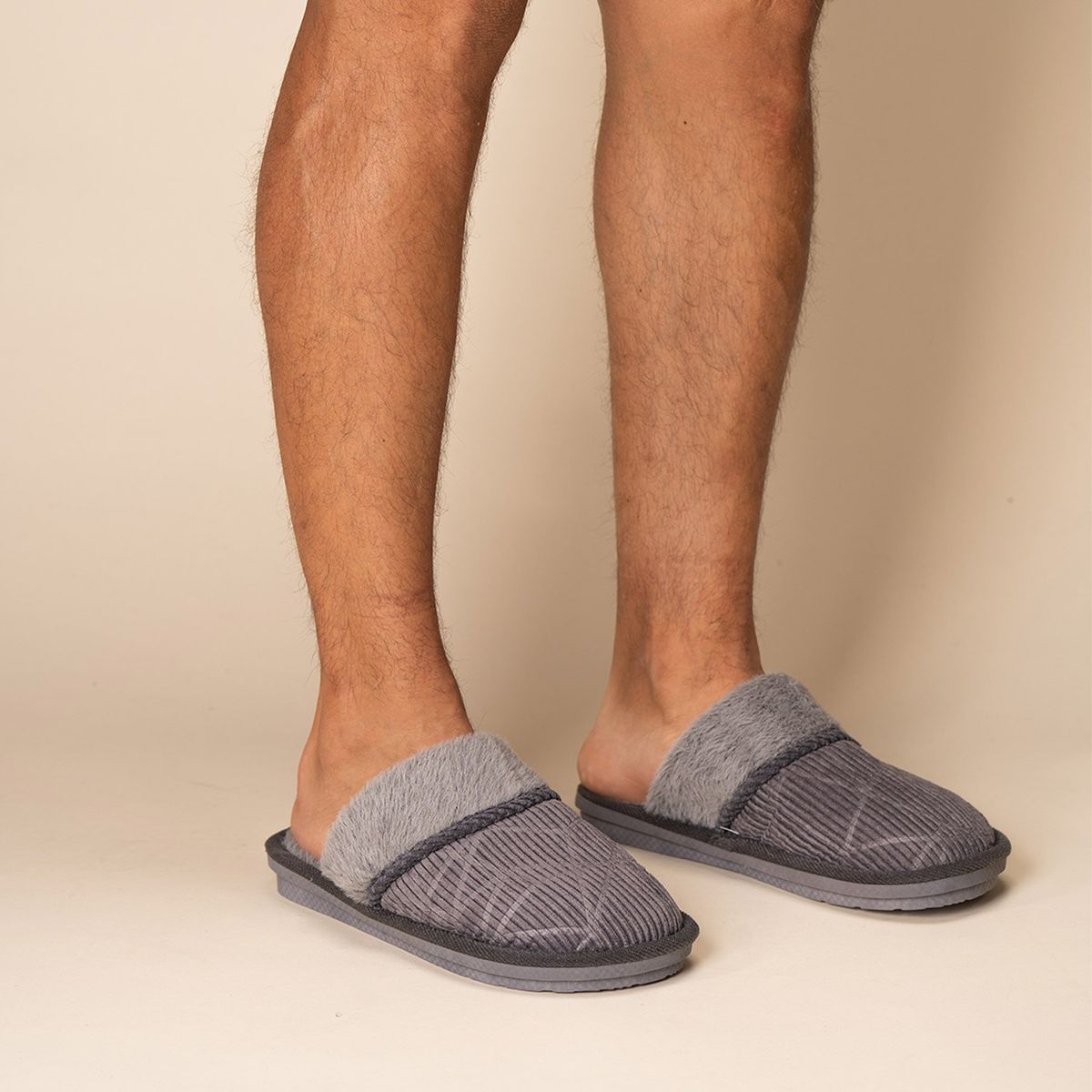 CHINITOWN - Pantufla Hombre Gris Alean Chinitown