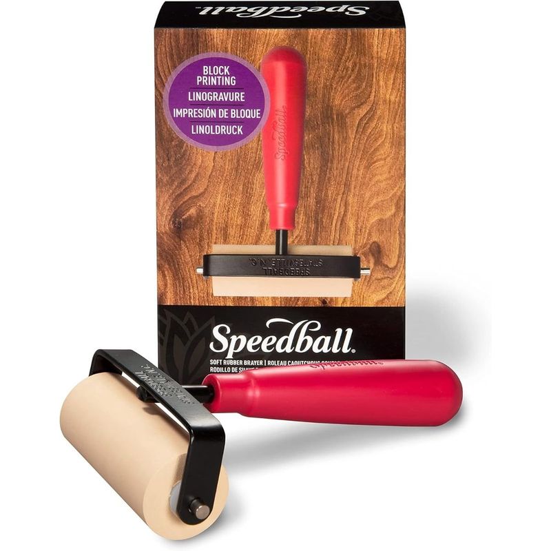 SPEEDBALL - Rodillos De Goma Suave Speedball 8,89 cm