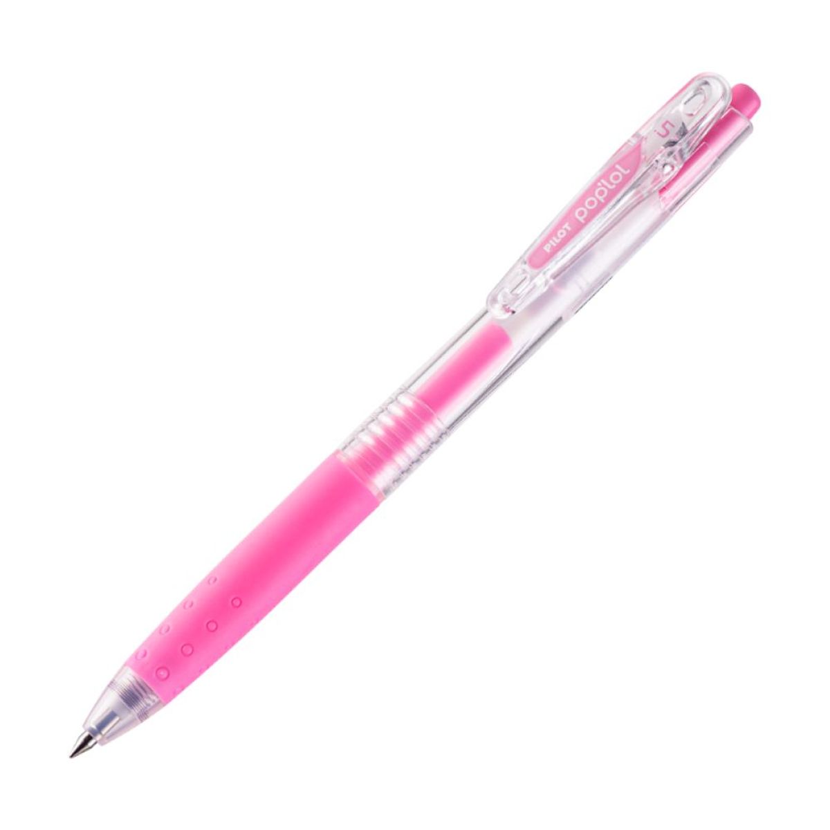 PILOT - Lápiz Gel Pop´lol Rosado Pastel 0.5 mm. 12 Ud