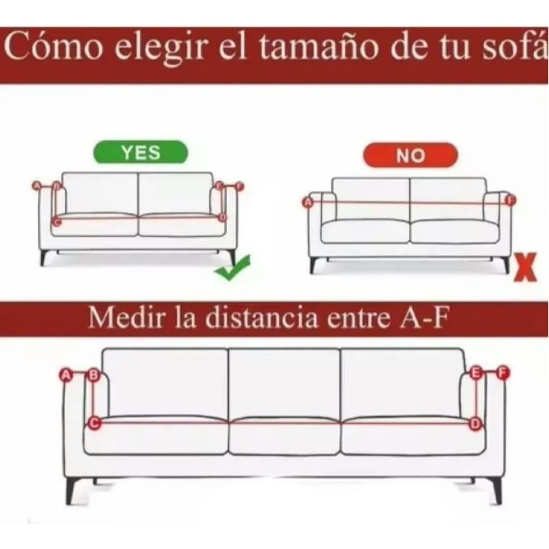 GENERICO - Fundas Bordadas para Sofás Turcos, Pack de 3 Elegantes