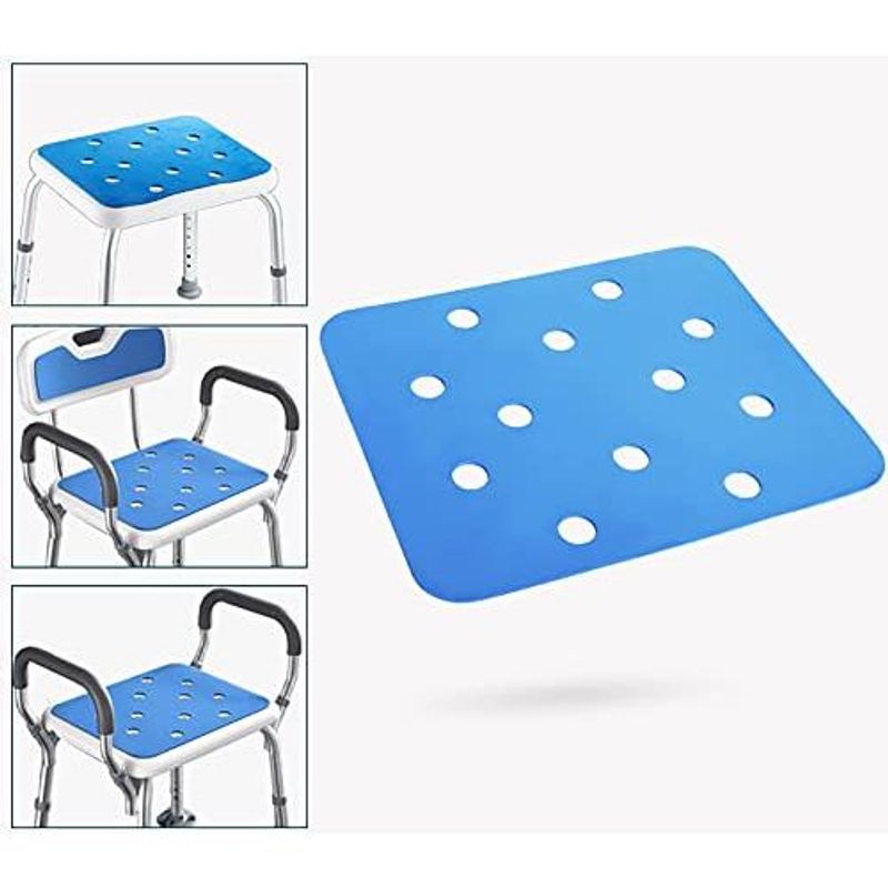GENERICO - Cojín Acolchado Impermeable para Silla de Ducha y Baño