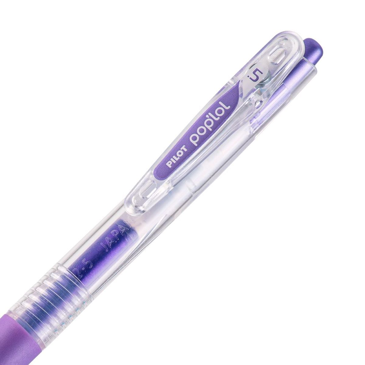 PILOT - Lápiz Gel Pop´lol Violeta Metálico 0.5 mm. 12 Ud