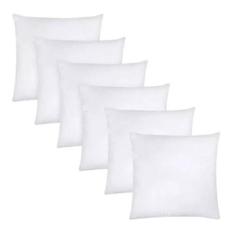 GENERICO - Cojines de Algodón Siliconado Pack de 6 para Sillón 50x50 cm