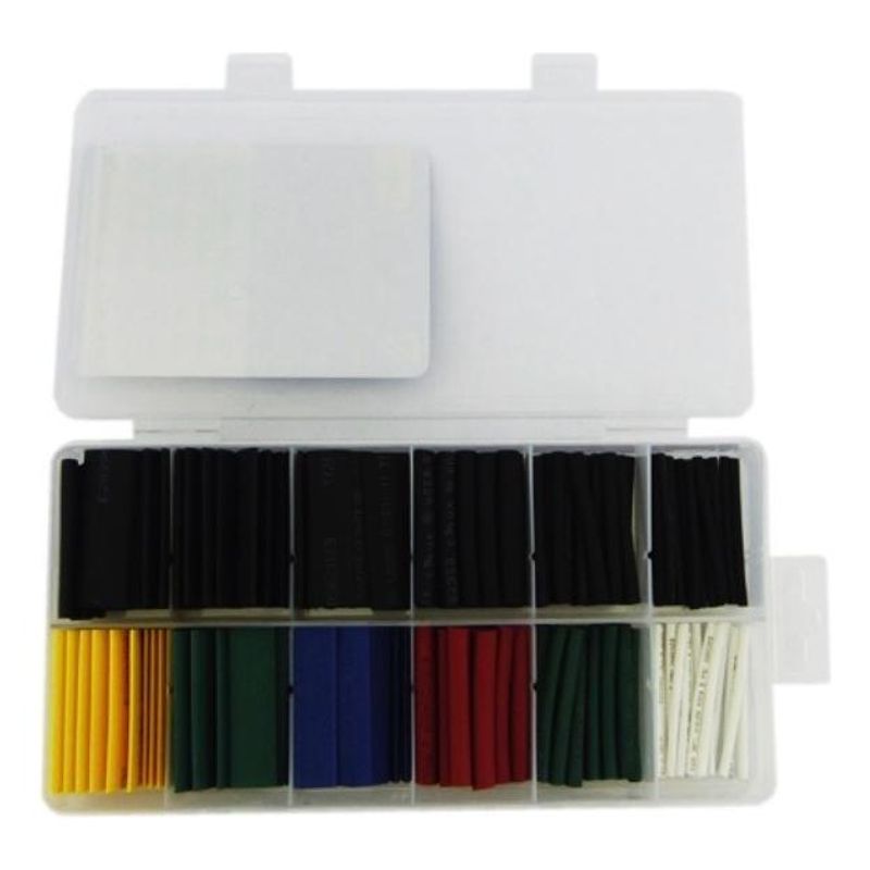 GENERICO - Fundas Termoretraíbles Aislantes PVC 180 Pcs 2m Resistente