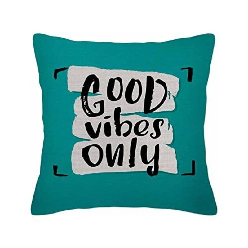 GENERICO - Funda de Almohada Inspiradora con Mensaje Positivo