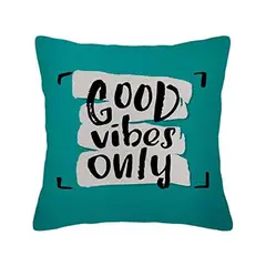 GENERICO - Funda de Almohada Inspiradora con Mensaje Positivo