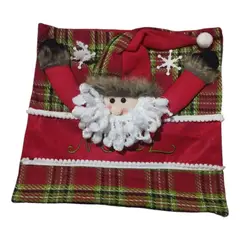 GENERICO - Pack de 6 Fundas de Cojín Navideñas 40x40 cm con Cierre