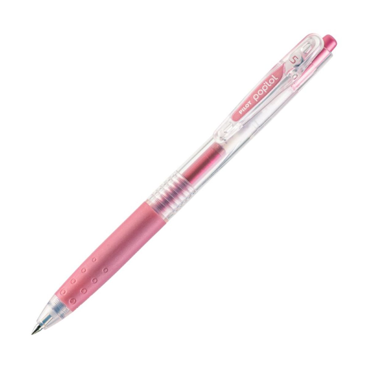 PILOT - Lápiz Gel Pop´lol Rosado Metálico 0.5 mm. 12 Ud