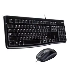 LOGITECH - Kit Teclado y Mouse MK120 Español Negro