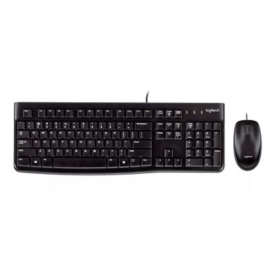 Imagen 2 del producto Kit Teclado y Mouse MK120 Español Negro
