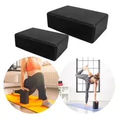 GENERICO - Pack de 2 Ladrillos de Yoga Goma EVA a Prueba de Agua