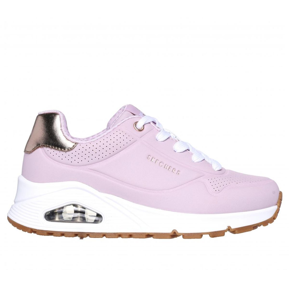 SKECHERS - Zapatilla Niña Uno Gen1 Shimmer Away Rosado Skechers
