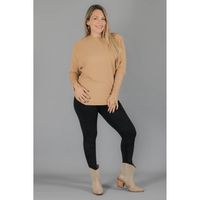 Sweater Mujer Manga Larga Murciélago Tejido Botones 6020