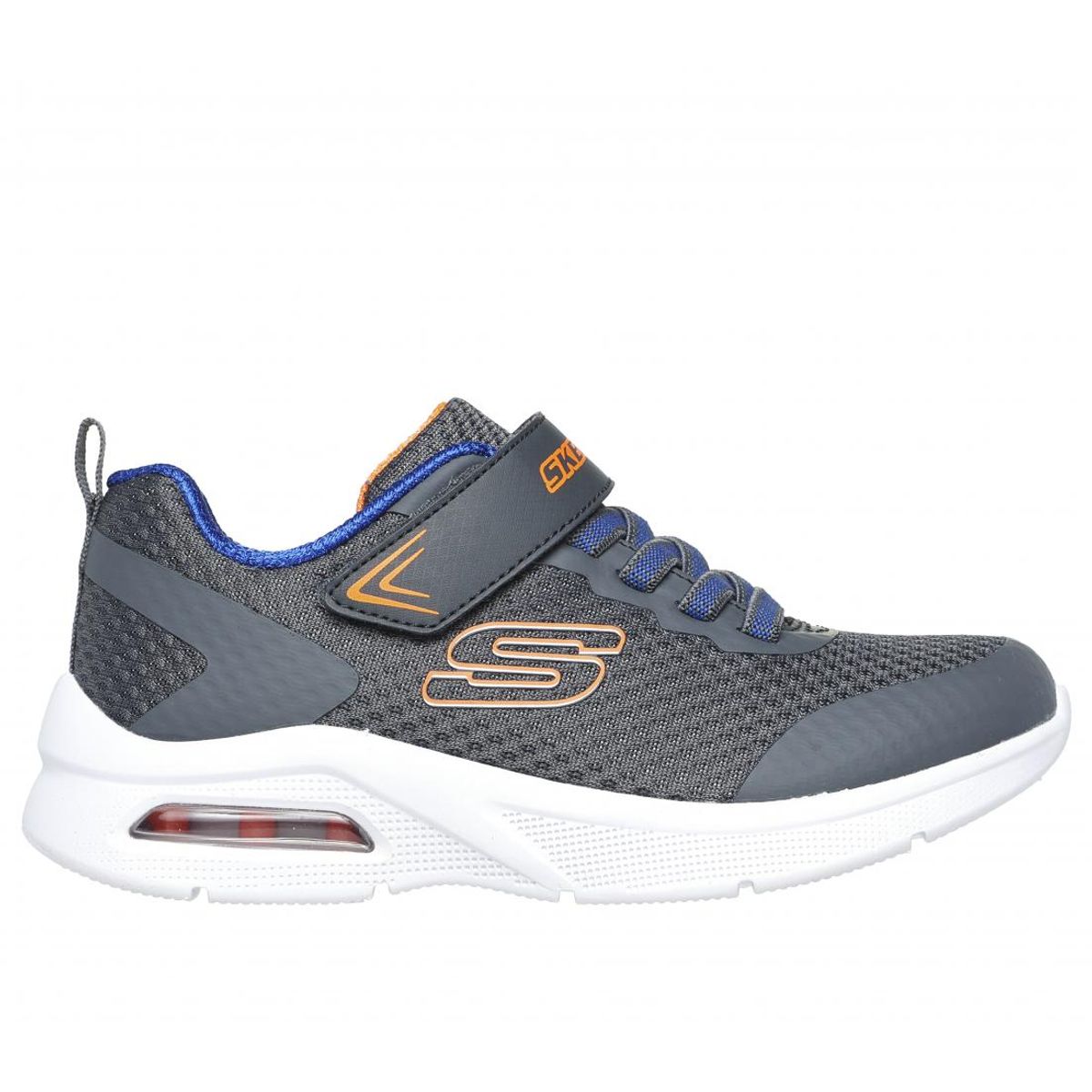 SKECHERS - Zapatilla Niño Microspec Max Gris Skechers A
