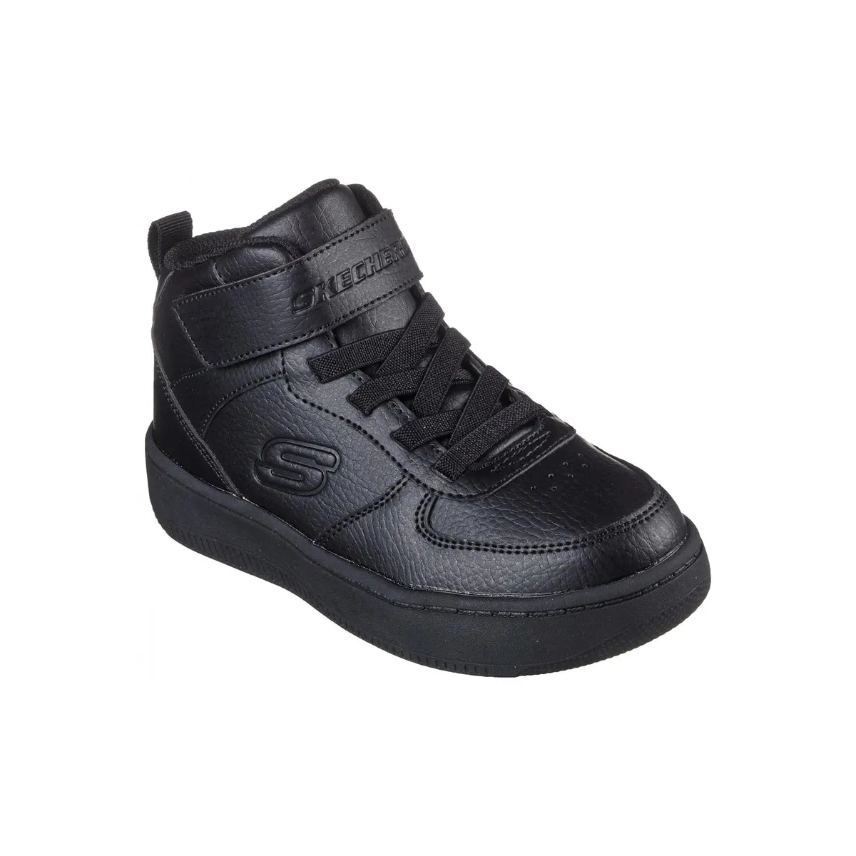 SKECHERS - Zapatilla Niño Sport Court 92-Street Rush Negro Skechers