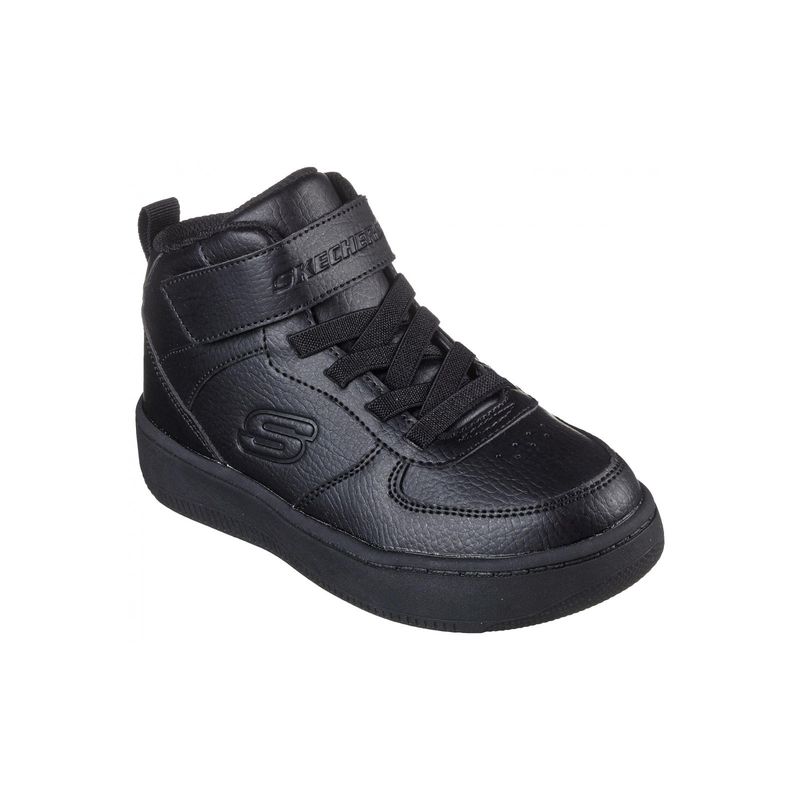 SKECHERS - Zapatilla Niño Sport Court 92-Street Rush Negro Skechers