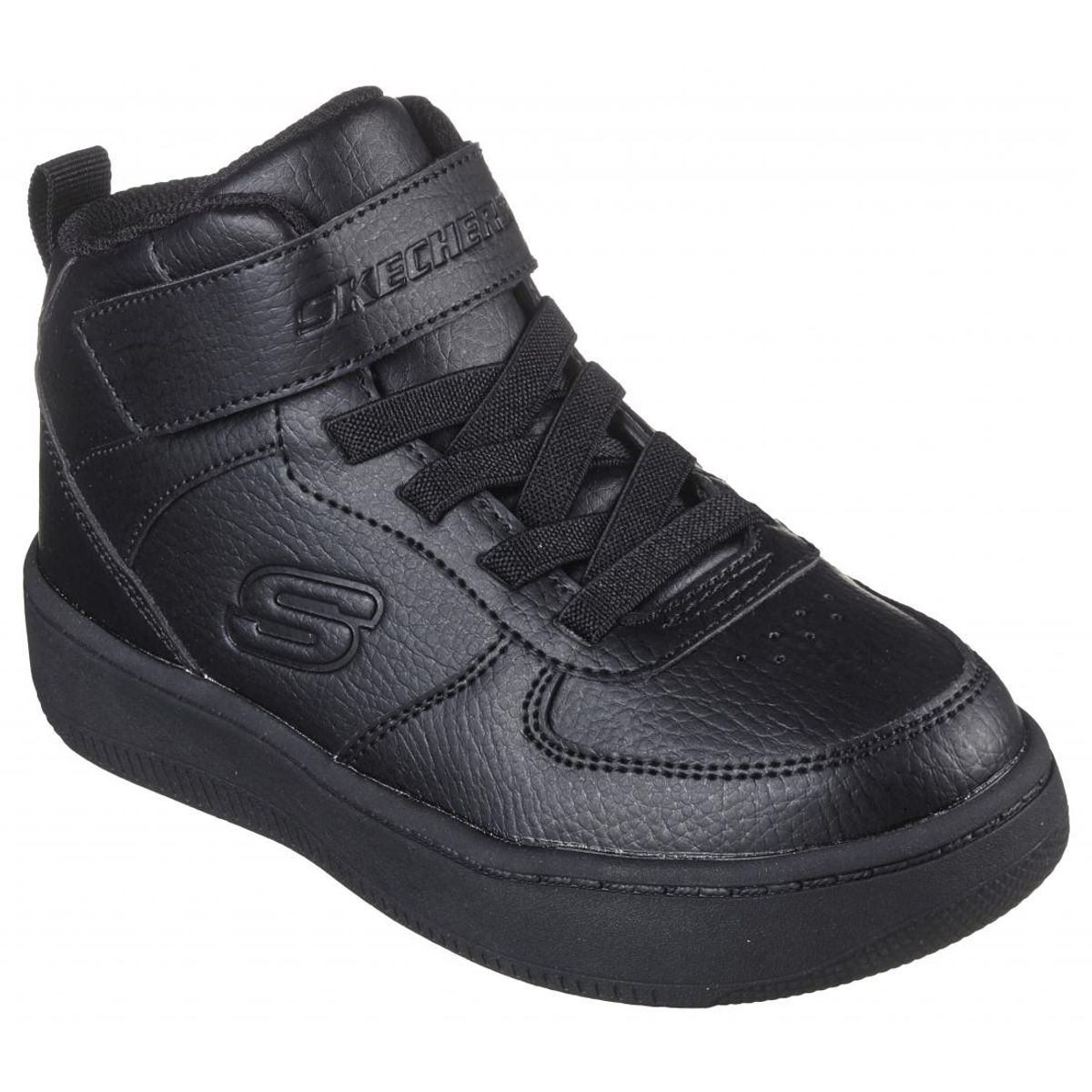 SKECHERS - Zapatilla Niño Sport Court 92-Street Rush Negro Skechers