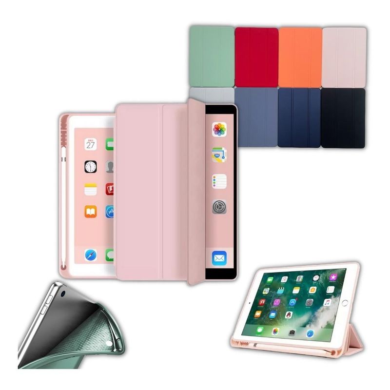 GENERICO - Funda Smart para iPad Mini 4-5 con Ranura para Lápiz