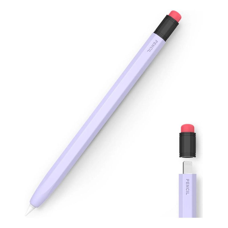 GENERICO - Funda Retro de Silicona para Apple Pencil 1 en Varios Colores