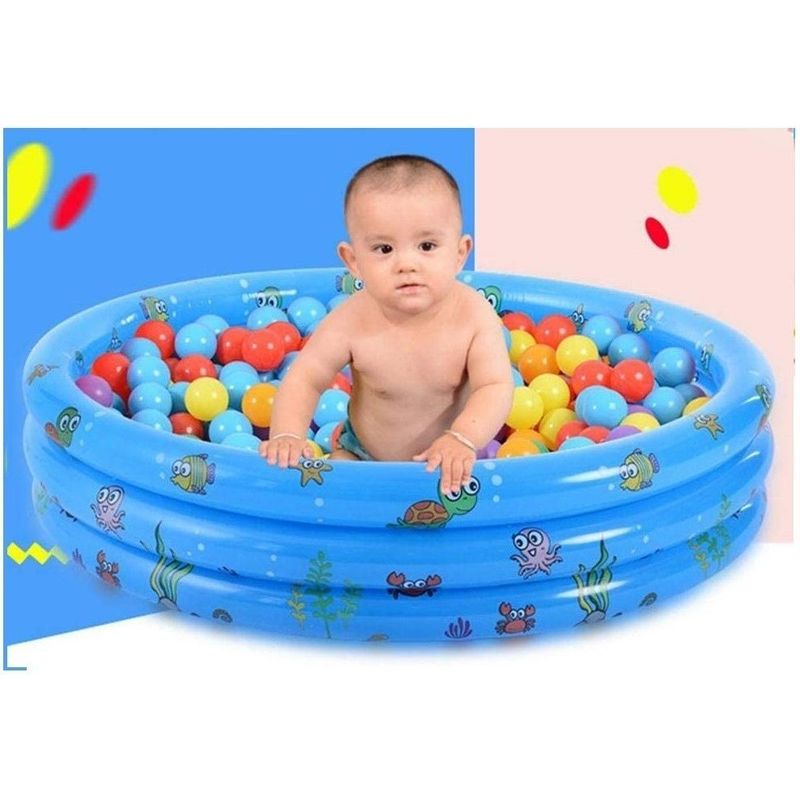 GENERICO - Piscina Inflable Redonda para Niños de Verano 120 cm