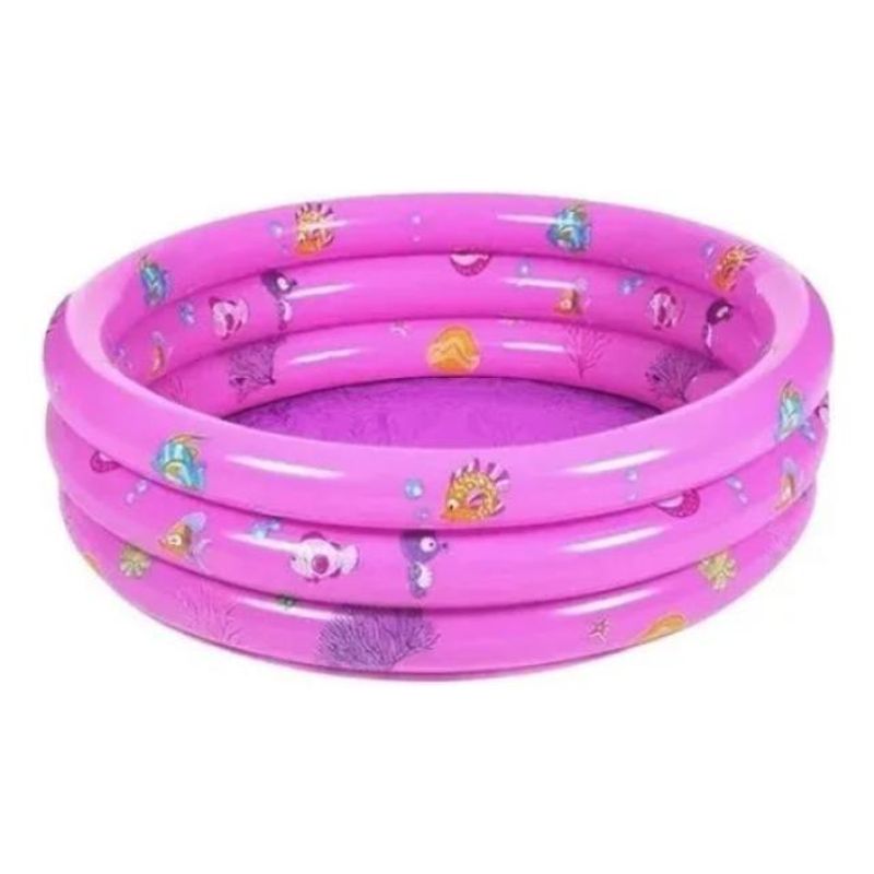 GENERICO - Piscina Inflable Redonda para Bebés con Animalitos del Mar