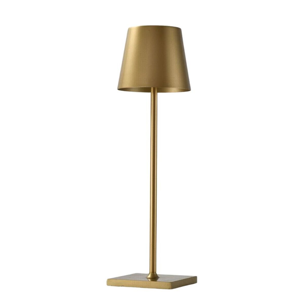 BOSCO - LÁMPARA DE MESA ESCRITORIO PORTÁTIL LED RECARGABLE DORADO - Dorado