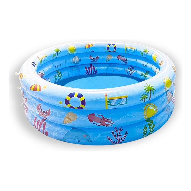 GENERICO - Diversión Acuática: Piscina Inflable Redonda para Niños 110 cm