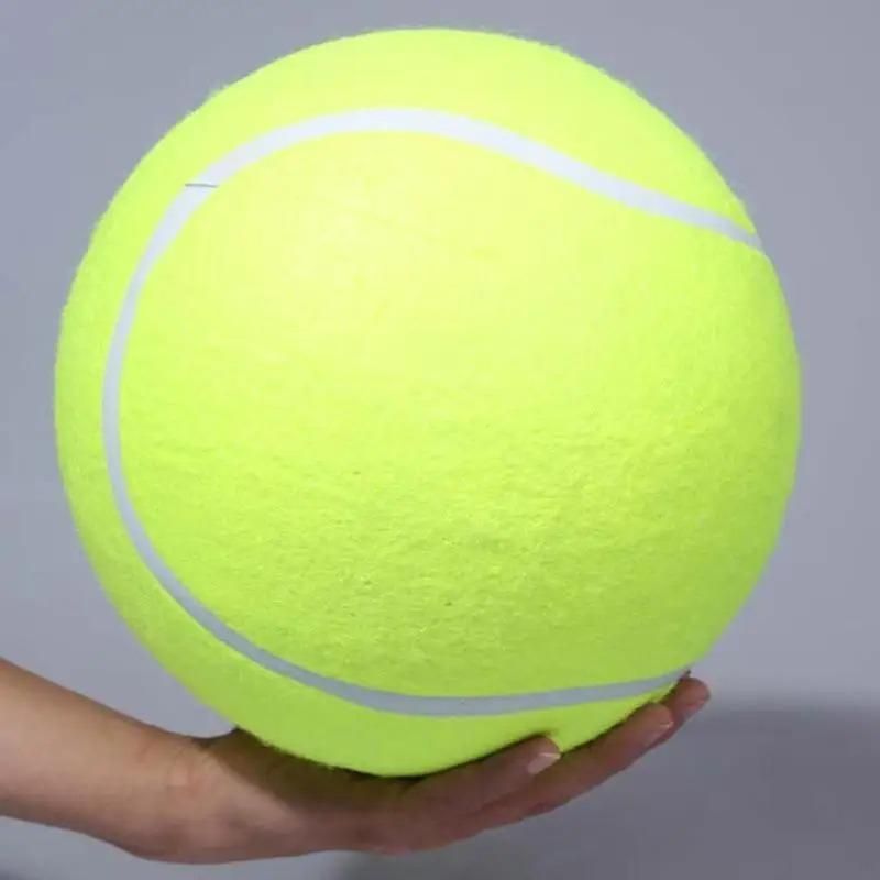 GENERICO - Pelota Gigante de Tenis Inflable para Mascotas 24 cm