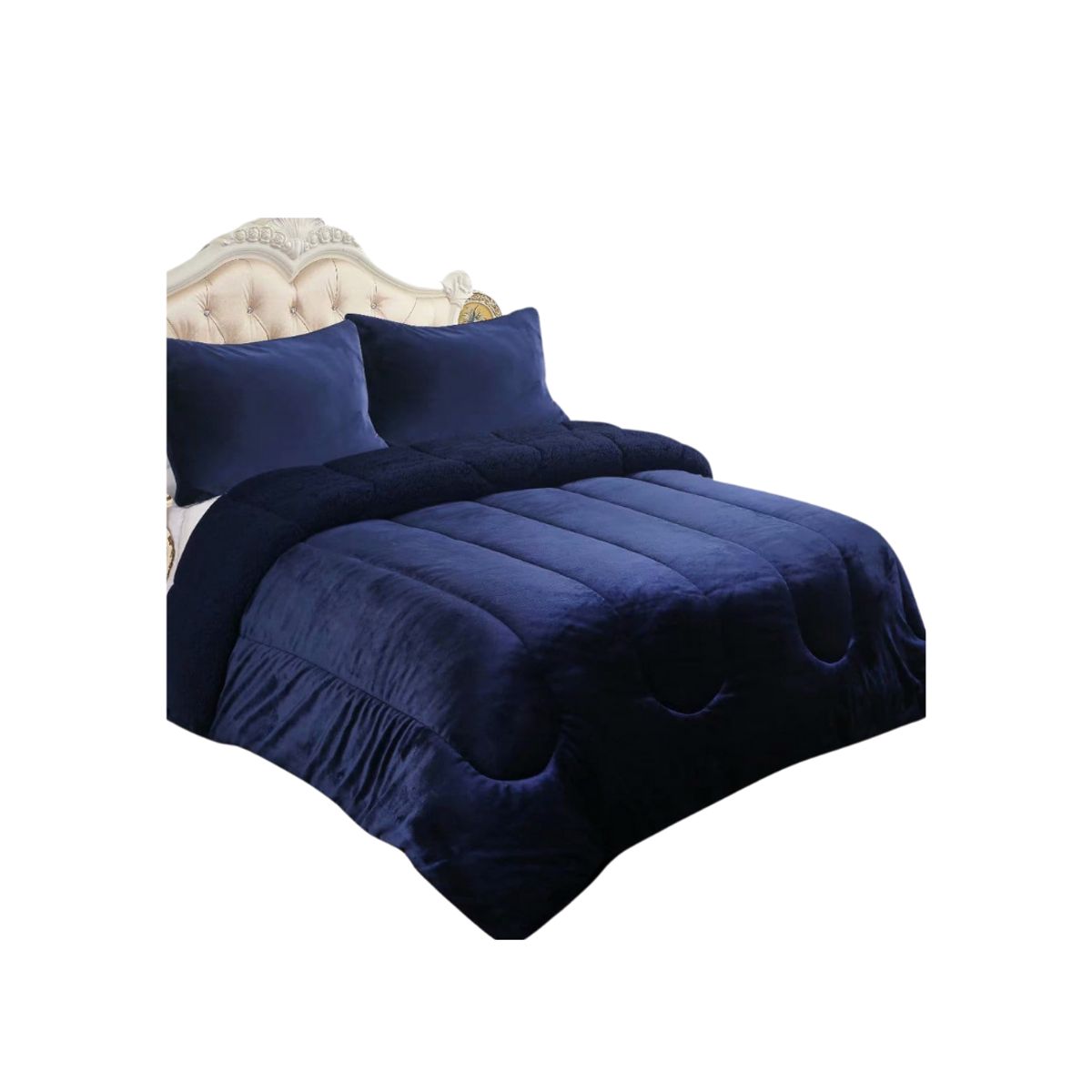 GENERICO - Cobertor Chiporro Liso 2 Plazas Invierno Plush 250X230cm
