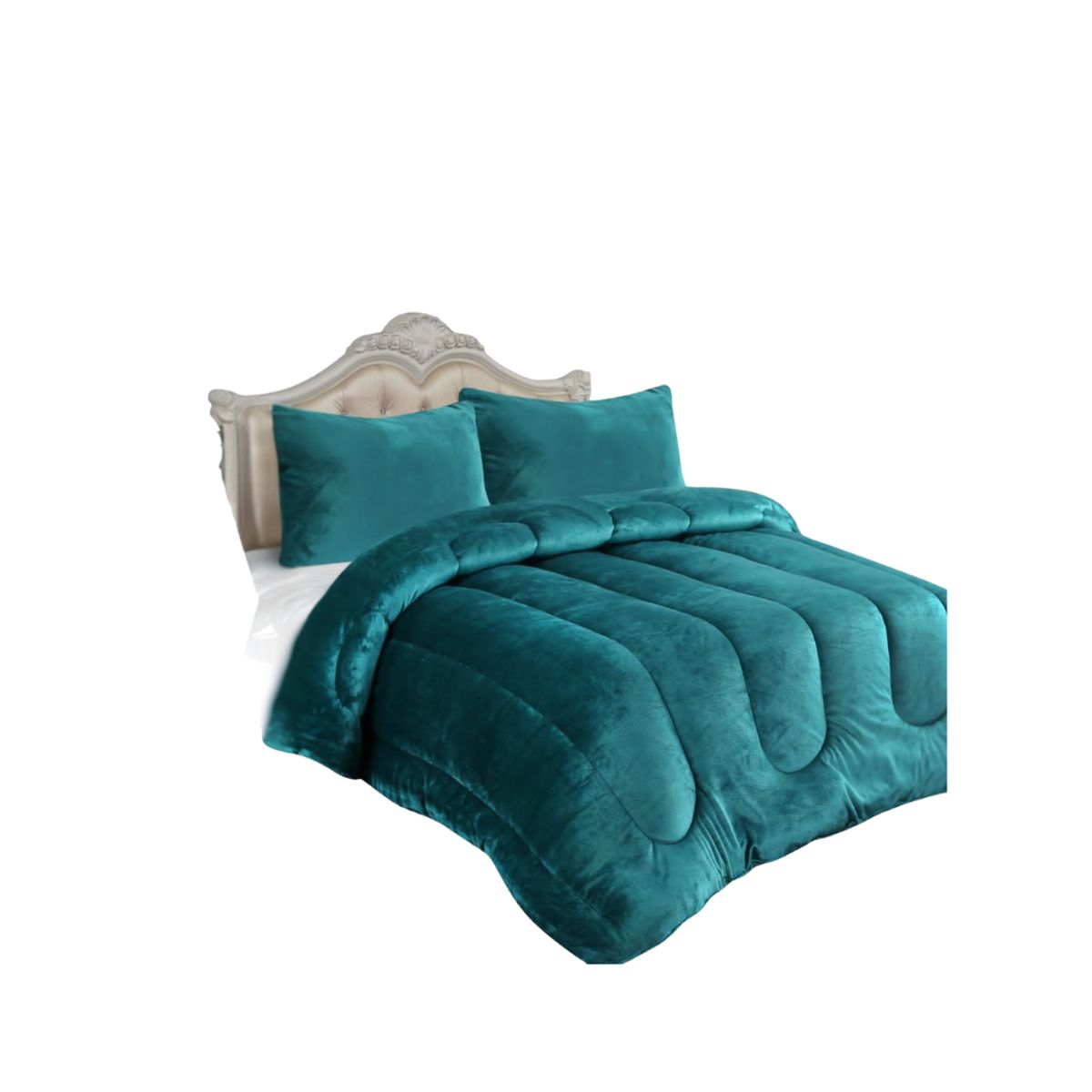 GENERICO - Cobertor Chiporro Liso 2 Plazas Invierno Plush 250X230cm