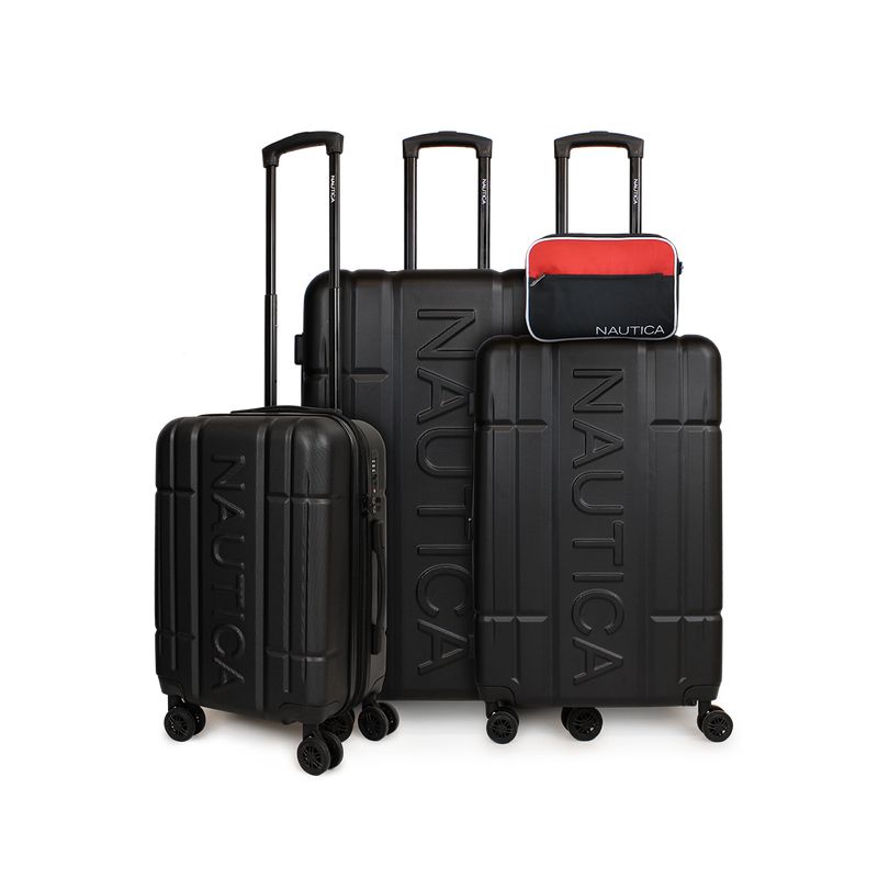 NAUTICA - Set 3 Maletas Amsterdam S+M+L + Bolso Perseo Nautica  Negro