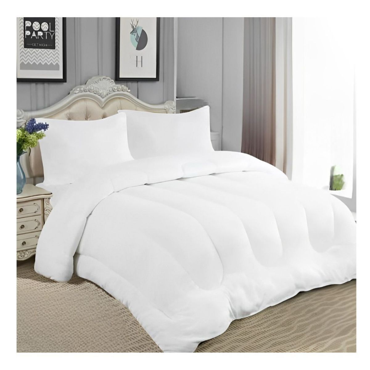 GENERICO - Cobertor Chiporro Liso 2 Plazas Invierno Plush 250X230cm