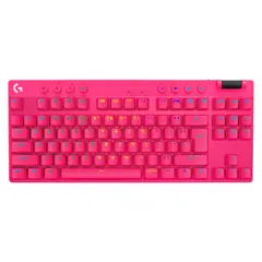 LOGITECH - Teclado G Pro X TKL Lightspeed Inalámbrico Magenta