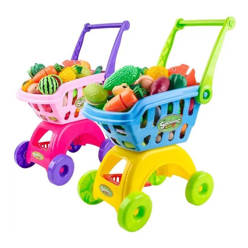 GENERICO - Carro de Compras Infantil con 22 Accesorios Divertidos