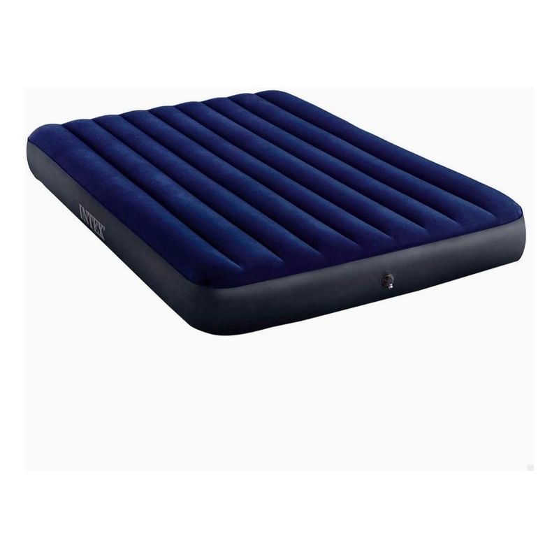 GENERICO - Colchón Inflable Grande 203x152 cm para Acampar y Viajar