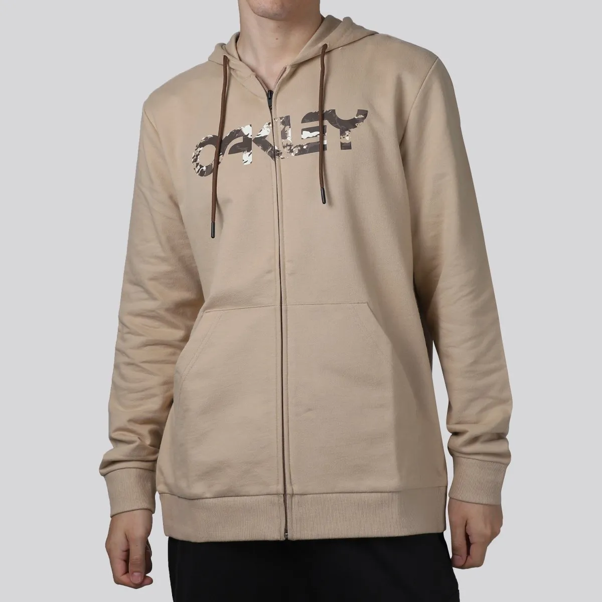 OAKLEY - Polerón Hombre Teddy Full Zip Oakley Humus/Tiger Mint camo