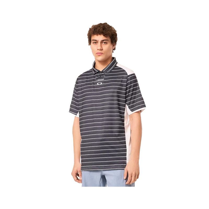 OAKLEY - Polera Hombre C1 Archive Stripe Oakley Black Stripe