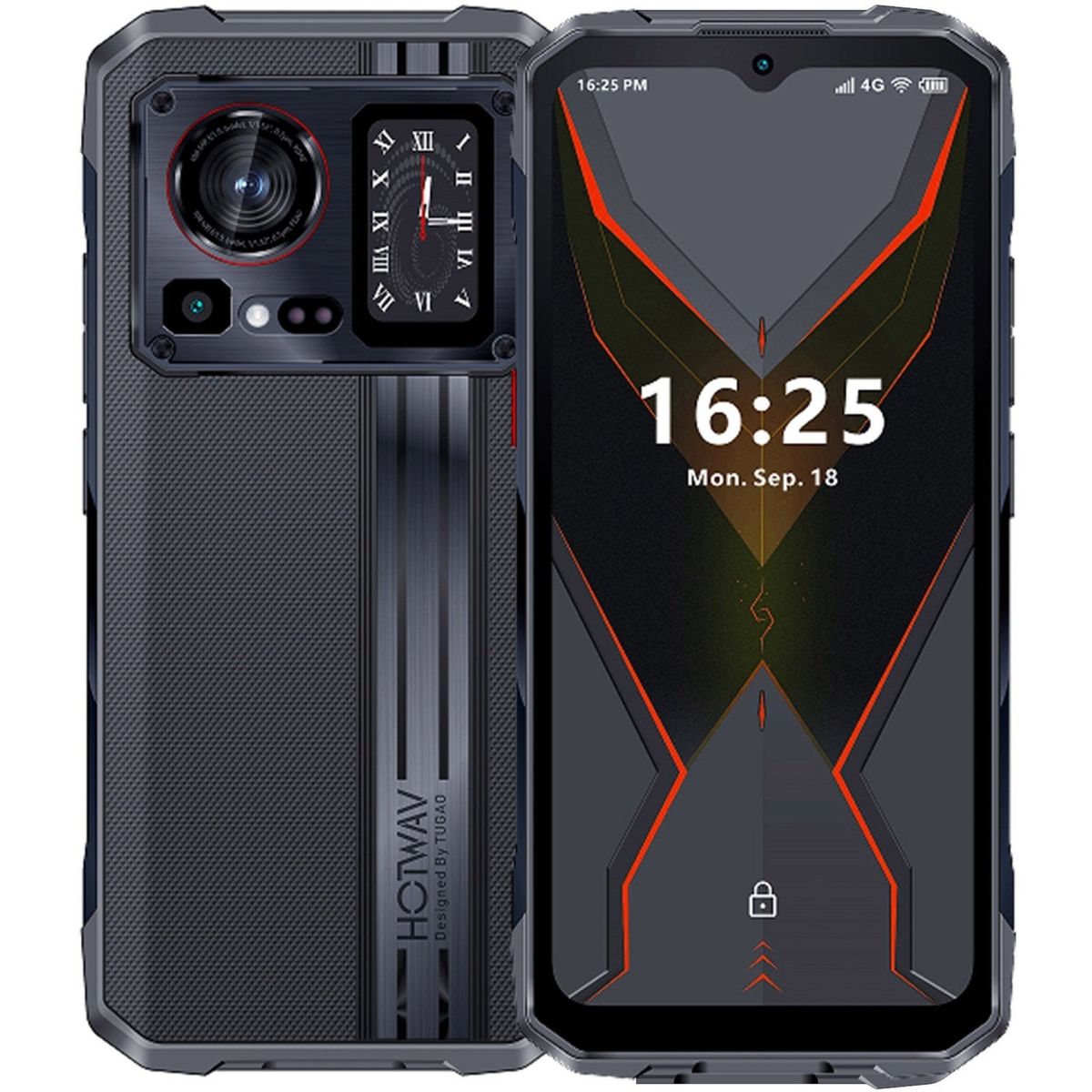 DOOGEE - HOTWAV Cyber 15 - Smartphone Resistente con Cámara de 200MP y Pantalla Secundaria.